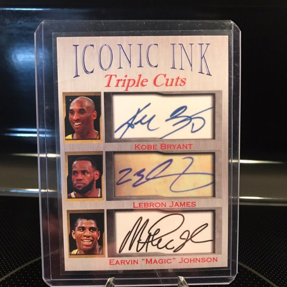 Kobe Bryant Lebron James Magic Johnson 1/1000 Mint